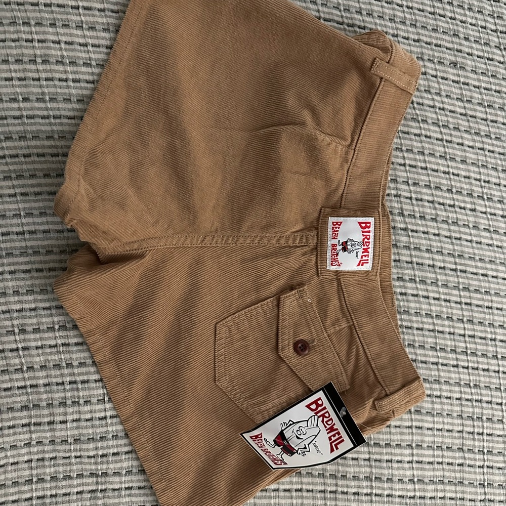 NWT Birdwell Beach Britches classic corduroy Shorts in toast sz4 - Picture 9 of 16
